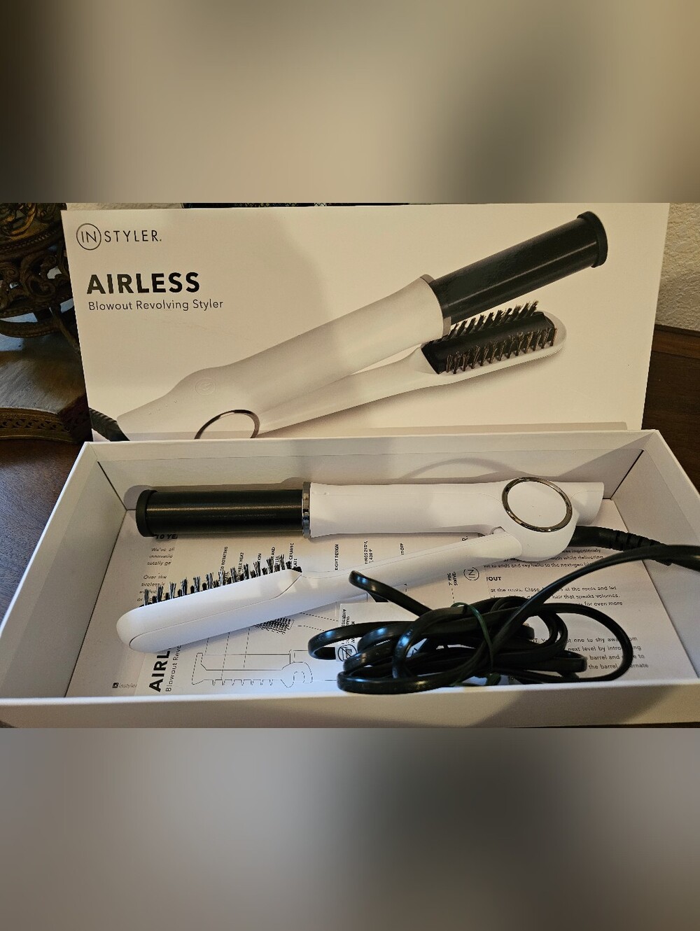 InStyler Airless Blowout Revolving Styler NEW